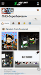 Mobile Screenshot of chibi-superheroes.deviantart.com