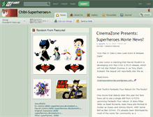 Tablet Screenshot of chibi-superheroes.deviantart.com