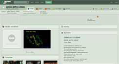 Desktop Screenshot of drink-biitch-drink.deviantart.com