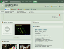 Tablet Screenshot of drink-biitch-drink.deviantart.com