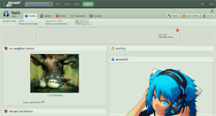 Desktop Screenshot of foxi3.deviantart.com