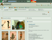 Tablet Screenshot of hieisqueen07.deviantart.com