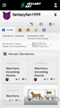Mobile Screenshot of fantasyfan1999.deviantart.com