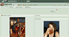 Desktop Screenshot of deftonys-muse.deviantart.com