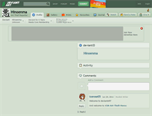 Tablet Screenshot of hinoenma.deviantart.com
