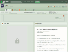 Tablet Screenshot of dklt.deviantart.com