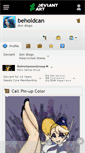 Mobile Screenshot of beholdcan.deviantart.com