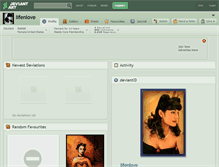 Tablet Screenshot of lifenlove.deviantart.com
