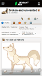 Mobile Screenshot of broken-and-unwanted.deviantart.com