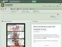 Tablet Screenshot of fractalentity.deviantart.com
