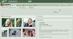 Desktop Screenshot of demidiable.deviantart.com