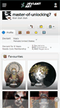Mobile Screenshot of master-of-unlocking7.deviantart.com