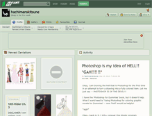 Tablet Screenshot of hachimanskitsune.deviantart.com