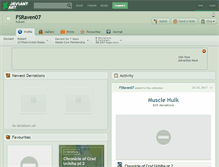 Tablet Screenshot of fsraven07.deviantart.com