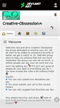 Mobile Screenshot of creative-obssession.deviantart.com