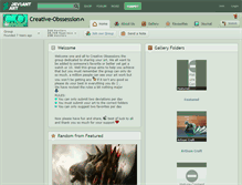 Tablet Screenshot of creative-obssession.deviantart.com