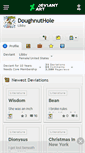 Mobile Screenshot of doughnuthole.deviantart.com