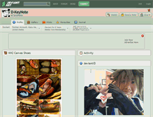 Tablet Screenshot of d-keynote.deviantart.com