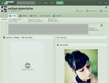 Tablet Screenshot of ooodark-butterflyooo.deviantart.com