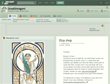 Tablet Screenshot of greatshinigami.deviantart.com