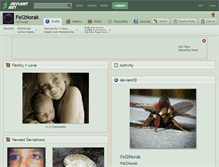Tablet Screenshot of fel2norak.deviantart.com