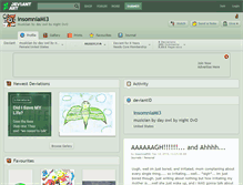 Tablet Screenshot of insomniami3.deviantart.com