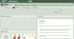 Desktop Screenshot of fatchoji.deviantart.com