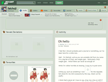 Tablet Screenshot of fatchoji.deviantart.com