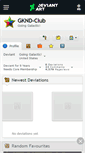 Mobile Screenshot of gknd-club.deviantart.com
