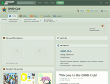 Tablet Screenshot of gknd-club.deviantart.com