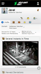 Mobile Screenshot of javal.deviantart.com