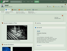 Tablet Screenshot of javal.deviantart.com