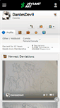 Mobile Screenshot of dantesdevil.deviantart.com