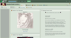 Desktop Screenshot of kaname-kuran-lovers.deviantart.com