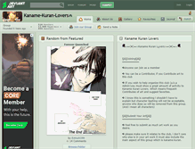 Tablet Screenshot of kaname-kuran-lovers.deviantart.com