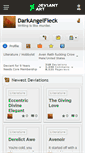 Mobile Screenshot of darkangelfleck.deviantart.com