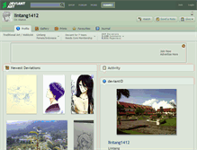 Tablet Screenshot of lintang1412.deviantart.com