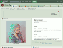 Tablet Screenshot of nono-city.deviantart.com