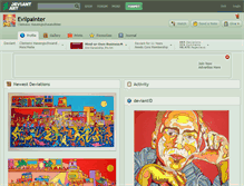 Tablet Screenshot of evilpainter.deviantart.com