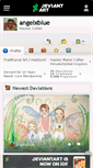 Mobile Screenshot of angelxblue.deviantart.com