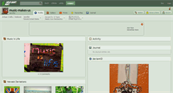 Desktop Screenshot of music-makes-us.deviantart.com