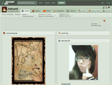 Tablet Screenshot of katsumii.deviantart.com