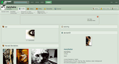 Desktop Screenshot of maryhaine.deviantart.com