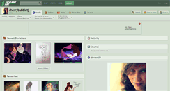 Desktop Screenshot of cherrybubbletj.deviantart.com