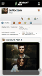 Mobile Screenshot of denoctem.deviantart.com
