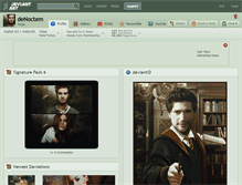 Tablet Screenshot of denoctem.deviantart.com