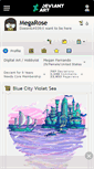 Mobile Screenshot of megarose.deviantart.com