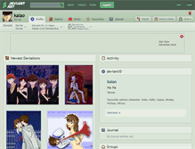 Tablet Screenshot of kaiao.deviantart.com