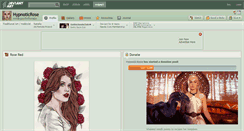 Desktop Screenshot of hypnoticrose.deviantart.com