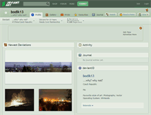 Tablet Screenshot of bodik13.deviantart.com